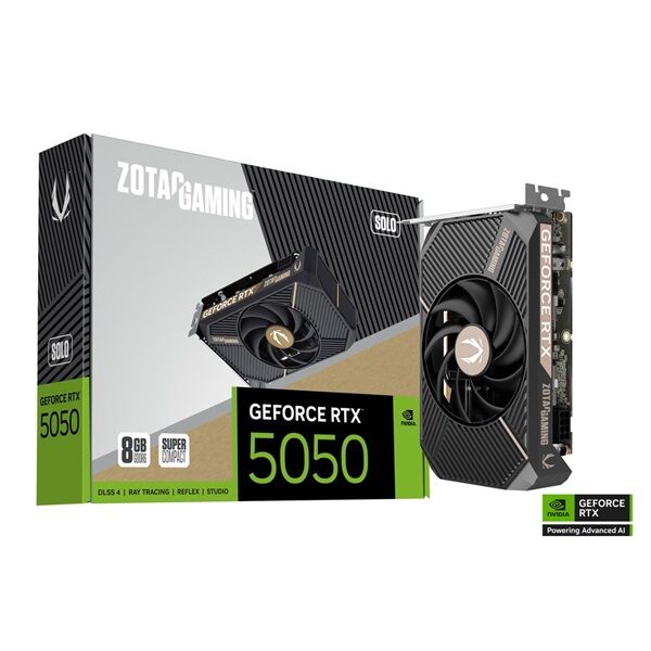 Zotac videokártya pci-ex16x nvidia rtx 5050 solo 8gb gddr6 oc ZT-...