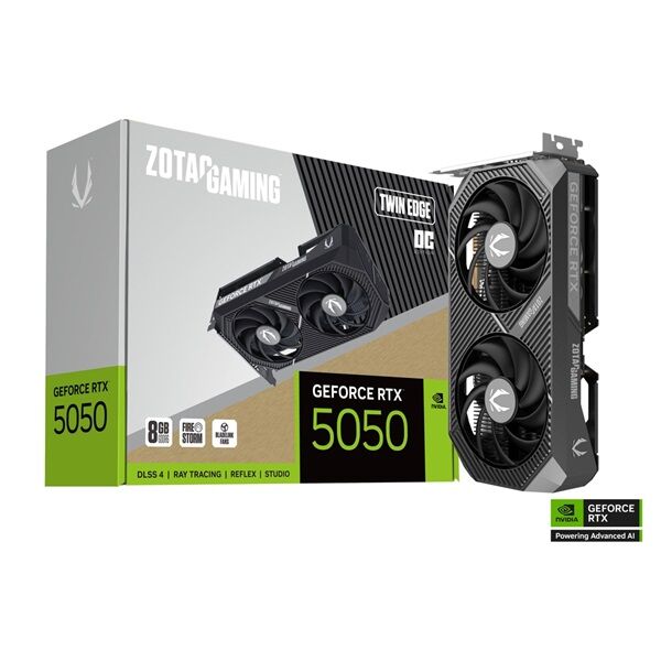 Zotac videokártya pci-ex16x nvidia rtx 5050 twin edge oc 8gb gddr...