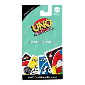 UNO Reverse Pack Joc de cărți suplimentar, Mattel - Uno Carti de joc