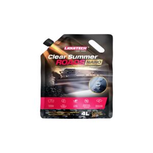 Autó nyári szélvédőtisztító folyadék Liquitech Clear Summer Roads Nano 4 L 136509039 - Szélvédőmosó folyadék