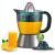 Royalty Line Citrusprés RL-CJ9404, 40 W, 1 l, Nyomásra indítható, 2 kúp, Rozsdamentes acél, Inox 136510262