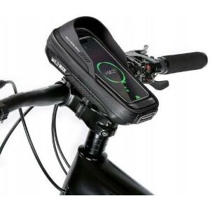 WILDMAN kerékpártáska kormányra zárral 0,5L (4" - 7") ES16 fekete 136511107 - Kerékpár kiegészítő