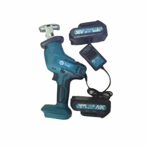 THO 36V akkumulátoros orrfűrész 2 akkumulátorral és töltővel - Kézi fűrész