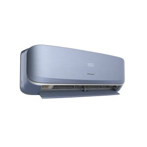 Szögletes nézet a Hisense Fresh Air kék split klímáról - Hisense