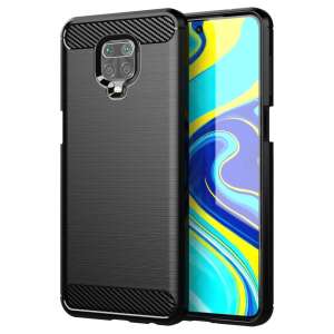Xiaomi Redmi Note 9 Pro / Note 9S black carbon fiber silicone phone case - Phone Case