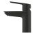 Grohe Start Matte Black Single Lever Basin Mixer Tap, close up side view