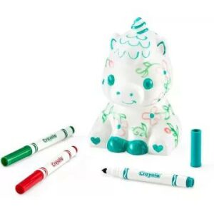 Crayola Color Me Light Up Jednorożec. Kolorowanka i zmywalna figurka jednorożca z markerami. Kreatywna zabawka dla dzieci. - Crayola