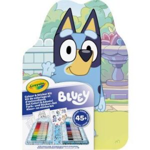 Crayola: Bluey kreatív set so samolepkami 136530178 - Brožúry s aktivitami, maľovánky