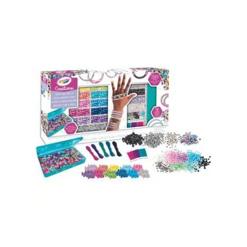 Crayola Creations Perlen-Set mit 2000 Perlen zur Schmuckherstellung