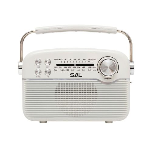 SAL RPR9 portable radio with Bluetooth, USB, and microSD connectivity