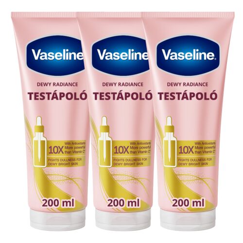 Vaseline Dewy Radiance Bodylotion 3x200ml