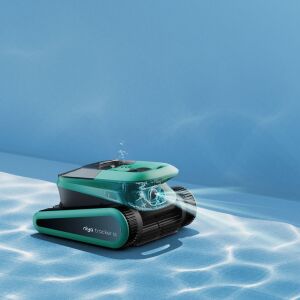 Maytronics NIYA Tracker 55 akkumulátoros medence porszívó robot víz alatti nézet - Medence és strandjáték