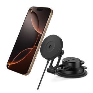SPIGEN ONETAP PRO4 autós tartó műszerfalra, 15W, FEKETE 136584505 - Spigen
