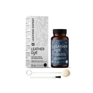 Wildleder-Denim-Farbstoff (blaue Farbe) Leather Expert, Farbstoff für Wildleder, Nubuk, Anilin, 75 ml