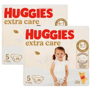 Huggies Extra Care Junior Size 5 (11-25kg) Nadrágpelenka Diapers 2x28 pack - Huggies