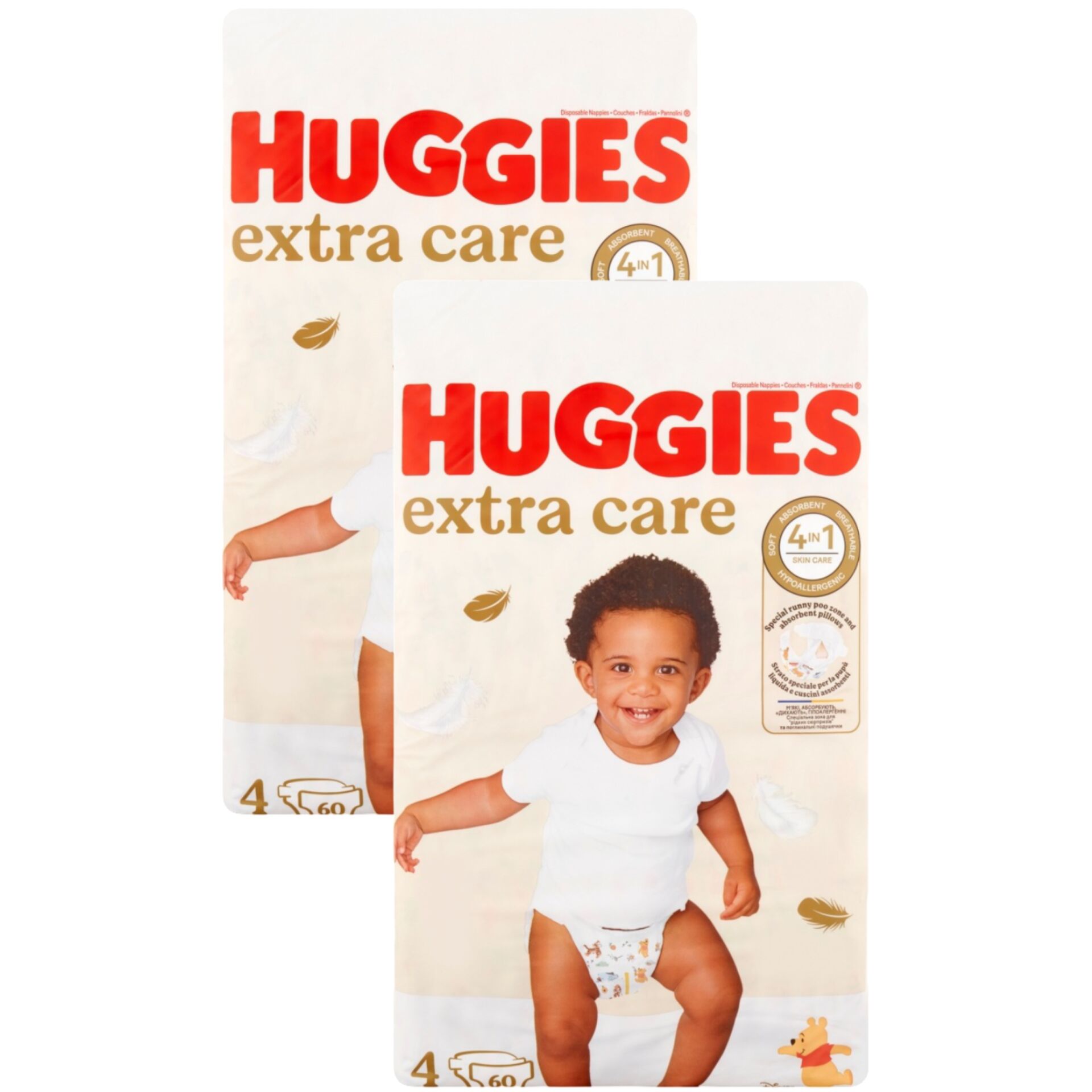 Huggies Extra Care Nadrágpelenka 8-16kg Maxi 4 (2x60db)