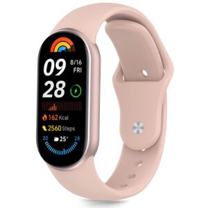 TECH-PROTECT ICONBAND PURE XIAOMI SMART BAND 8 / 9 / 10 / NFC BABY PINK 136599530 - Pasek do inteligentnego zegarka