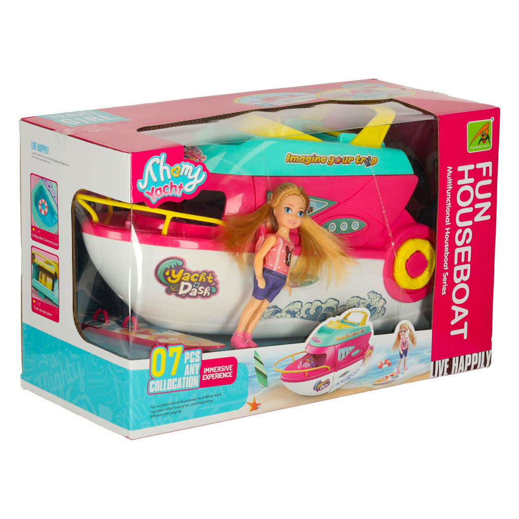 Babahajó party jacht kihajtható baba szörfdeszka