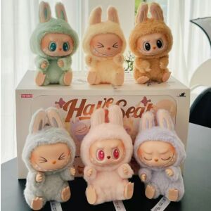 POP MART LABUBU Gen 2 Blind Box Set 6 figúrok, zberateľské vinylové figúrky s králičími ušami - Kľúčenky
