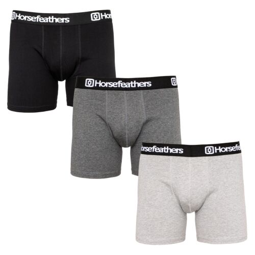 3PACK Férfi boxeralsó Horsefeathers többszínű (AM067D) M 136610711