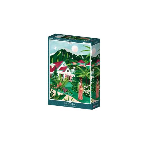 Pieces & Peace 1000 db-os puzzle - Creole Village (0225)