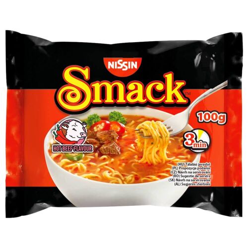 Nissin Smack csípős marhahúsos instant tészta - 100 g 136626450