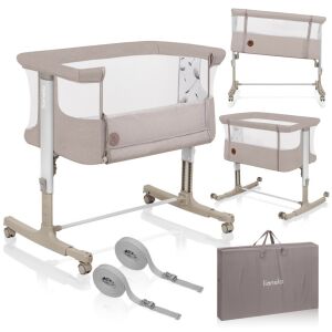 Lionelo Aurora 3in1 babaöböl, babaágy és bölcső - Beige Cappuccino
