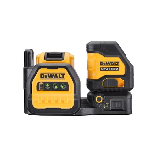 DEWALT Keresztlézer, 12/18 V XR, 2 vonal, zöld