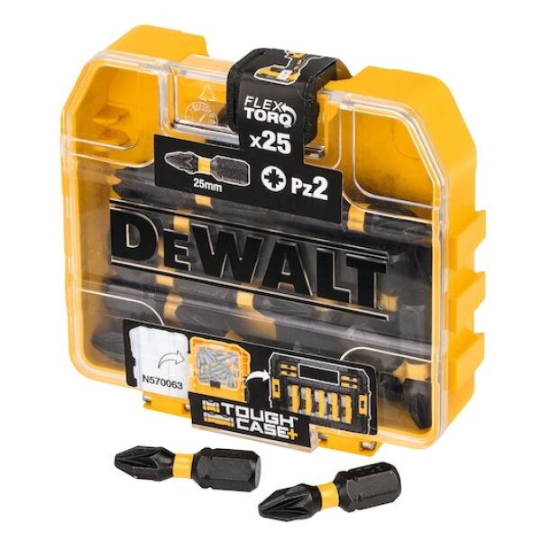 DEWALT Bithegy, csavarhúzó, PZ2, 25mm, FLEXTORQ, 25db