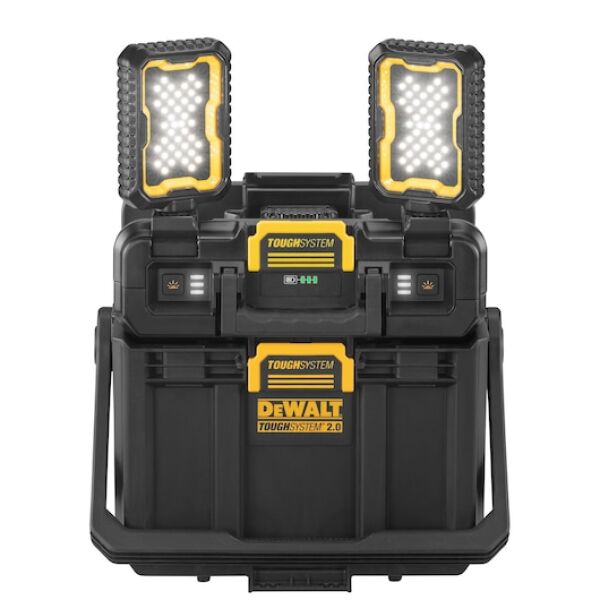 DEWALT LED-lámpa + tároló, TOUGHSYSTEM 2.0, 4 000lm