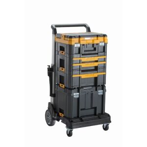 DEWALT TSTAK Tool Cart with 360-degree rotating wheels, heavy-duty mobile tool storage - Construction & Renovation