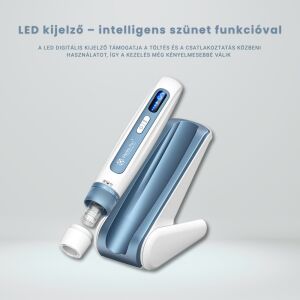 Hydra Pen H5 stilou cu microace cu afișaj LED și suport de încărcare - Dispozitiv de îngrijire facială
