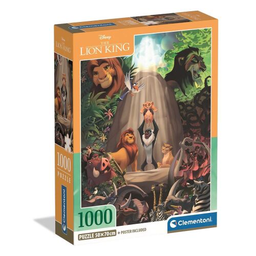 Disney Az Oroszlánkirály Legacy 1000 db-os Compact puzzle Clementoni 136628916