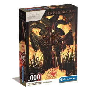 Clementoni Sárkányok Háza - Vas Trón 1000 db-os Puzzle 136629066 - Clementoni