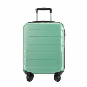 Kabinový kufor BONTOUR Spinner 55cm Púderzöld, pohľad spredu - Kufre&tašky