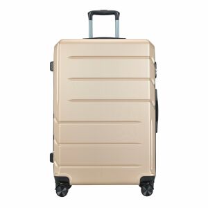 BONTOUR Spinner Champagne Veliki tvrdi kofer s kotačima i teleskopskom ručkom - Kofer