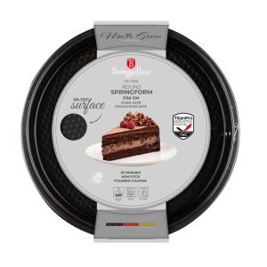 Okrúhly tvar s odnímateľnými stenami, 26x6,8 cm, zelená matná Berlinger Haus BH 7936 140661484 - Nádoby na varenie a pečenie