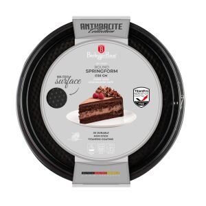 Okrúhly tvar s odnímateľnými stenami, 26x6,8 cm, antracitová farba Berlinger Haus BH 8689 140606237 - Nádoby na varenie a pečenie