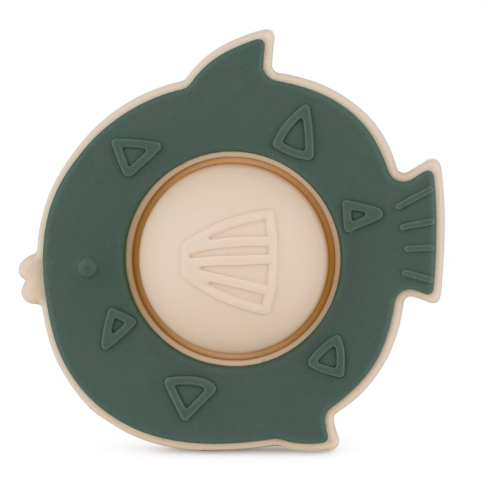 PETITE&MARS Szilikon játék Fish Fiona Misty Green 6hó+