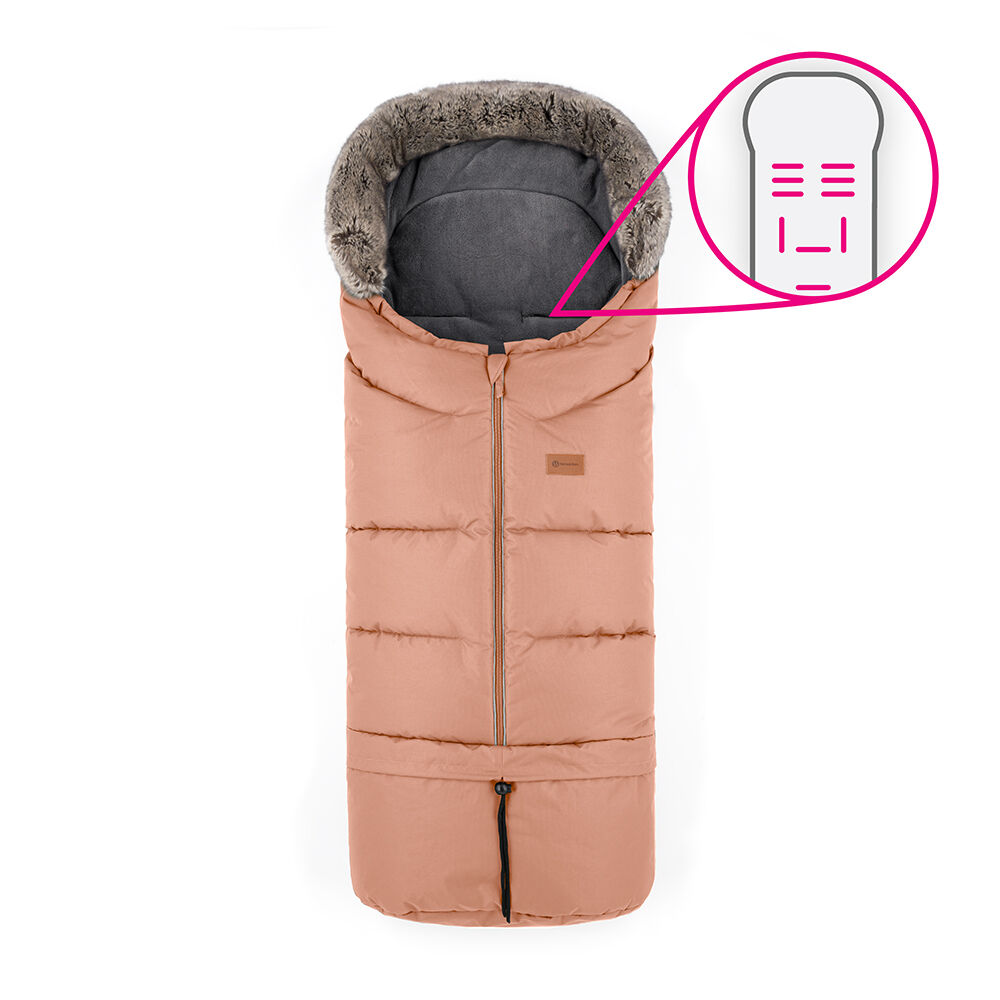 PETITE&MARS Bundazsák Arctic 4in1 Horizontal Pastel Peach