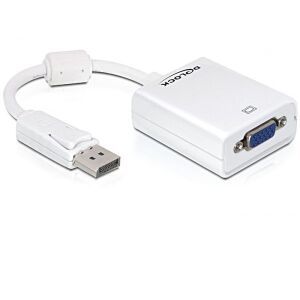 Delock DL61766 Displayport male -> VGA 15tűs female adapter (DL61766) 136656170 - DisplayPort átalakító