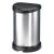 Kosz na śmieci Deco Bin 15L z metalu w kolorze srebrnym, z pedałem 136656681