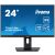 Monitor Iiyama ProLite XUB2492QSU-B1 de 24 inch IPS, vedere frontală