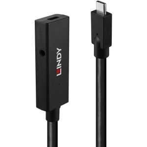 Lindy 43364 USB kábel 5 M USB 3.2 Gen 2 (3.1 Gen 2) USB C Čierna (43364) 136660967 - USB káble