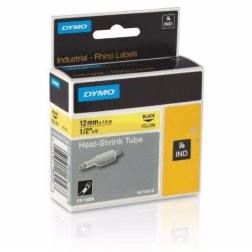 DYMO zsugorcső 12mm 2,97-5,13 sárga (18056) 176118310 - Zsugorcső