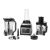 Ninja BN800EU Auto-IQ Kitchen System components: blender, food processor, and smoothie maker with blades and accessories