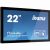 Iiyama ProLite TF2234MC-B7X 22-Zoll Touchscreen Monitor, schräge Ansicht