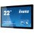 Iiyama ProLite TF2234MC-B7X 22-Zoll Touchscreen-Monitor, abgewinkelte Ansicht