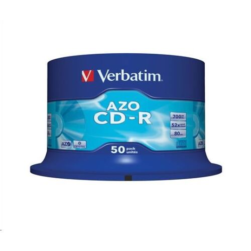 CD-R Matricas AZO Verbatim 700MB 52x Crystal