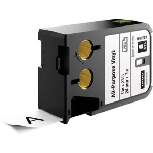 Etichete autoadezive, DYMO 1868753 XTL, vinil, 24mm x 7m, negru/alb (1868753) 136671073 - Dymo